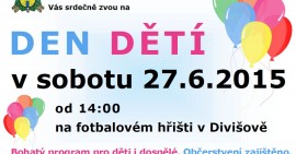 Zveme vás na dětský den 27.6.2015